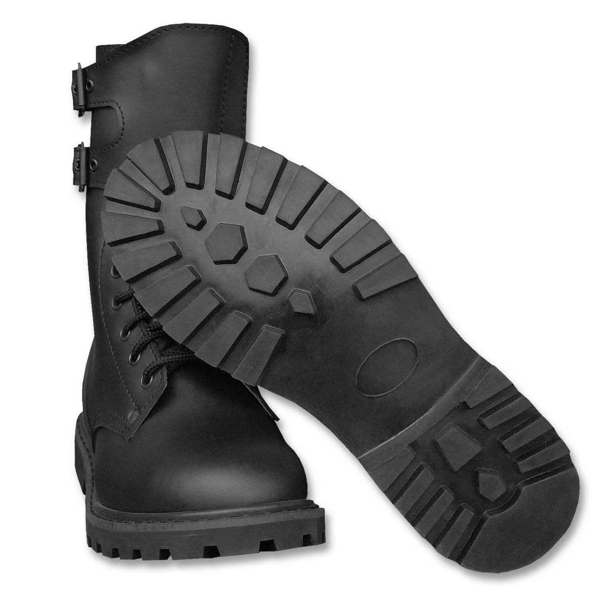 Franz. Kampfstiefel mit Schnallen