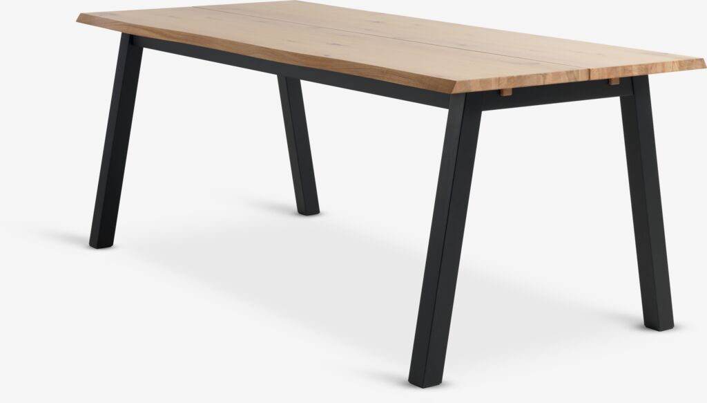 SKOVLUNDE SKOVLUNDE dining table 90x200 natural oak/black