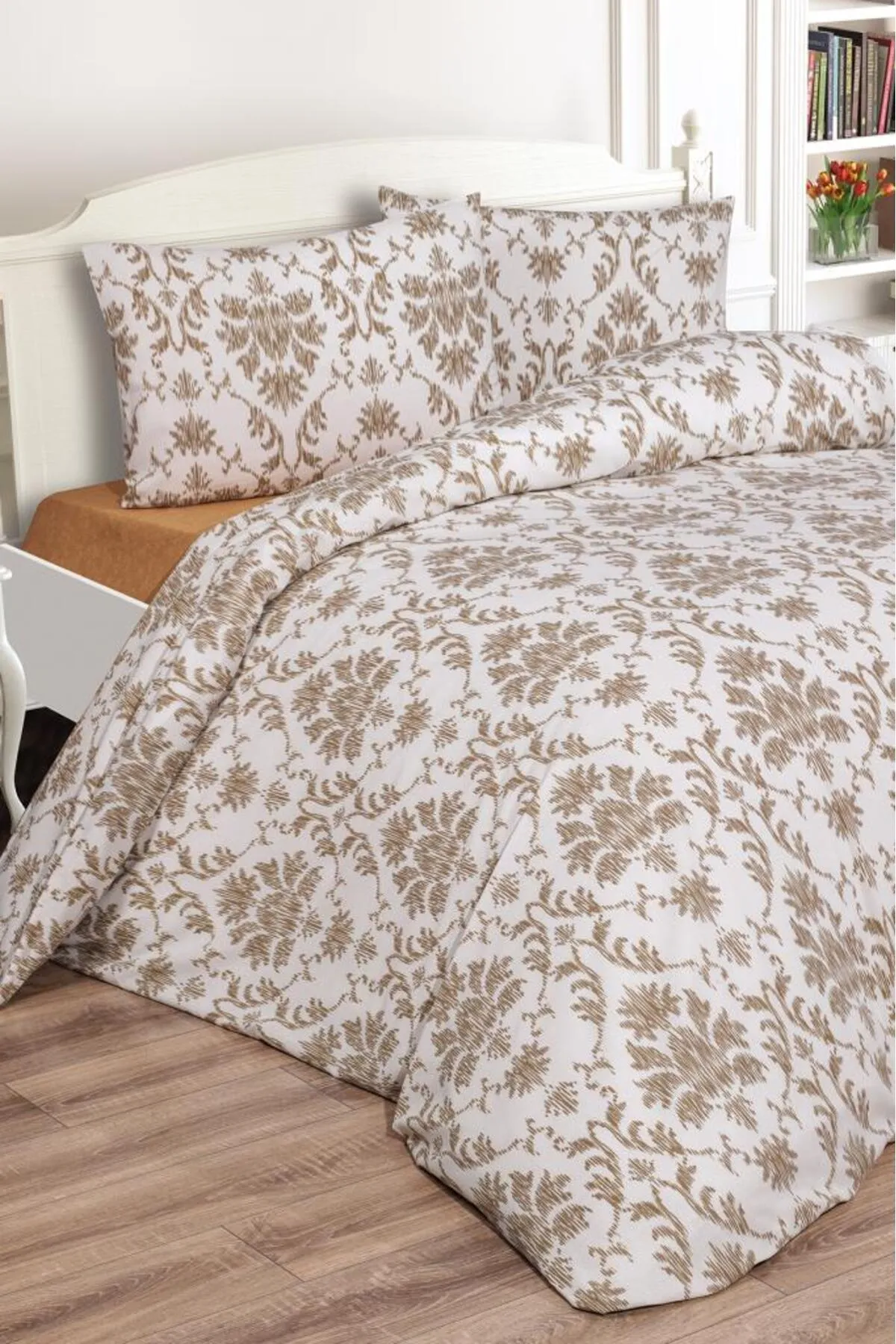 Çeyiz Diyarı  Mary Doppelbett-Bettwäscheset, Beige
