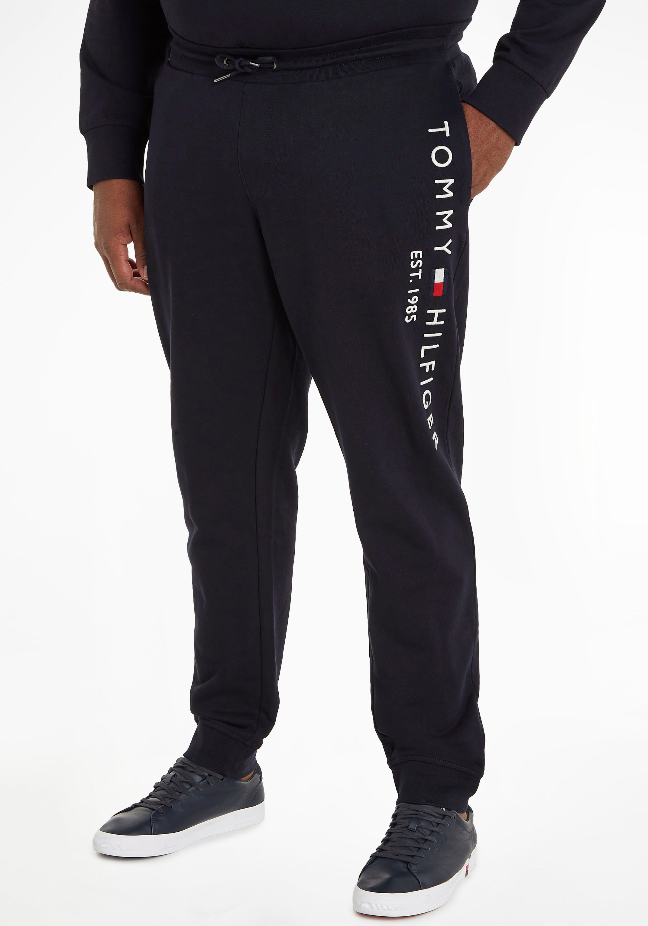 Tommy Hilfiger Big & Tall Jogginghose mit Tommy Hilfiger Ösen am Kordelzug
