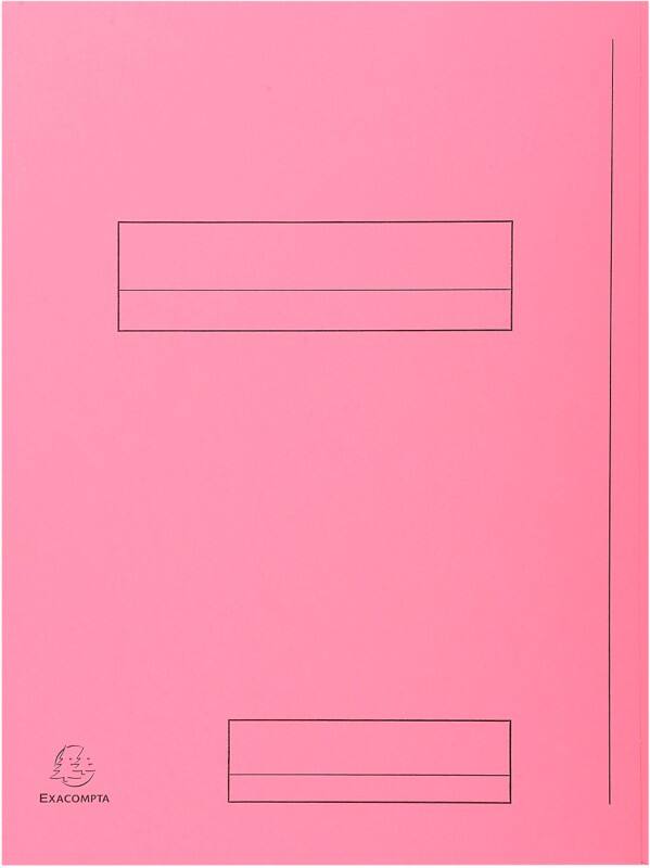 Exacompta Präsentationsmappe 335003E DIN A4 Rosa Karton 24 x 32 cm 250 Stück