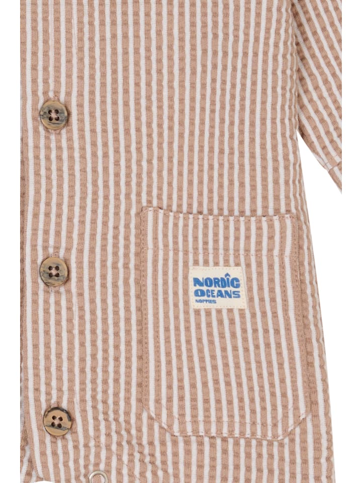 Noppies Strampler Garb in Natural günstig kaufen