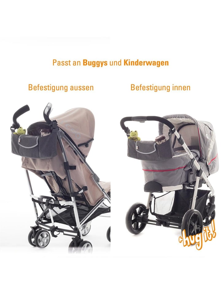 DIAGO Kinderwagen-Organizer Hug it! Universal   Befestigungssystem in schwarz günstig kaufen onesize