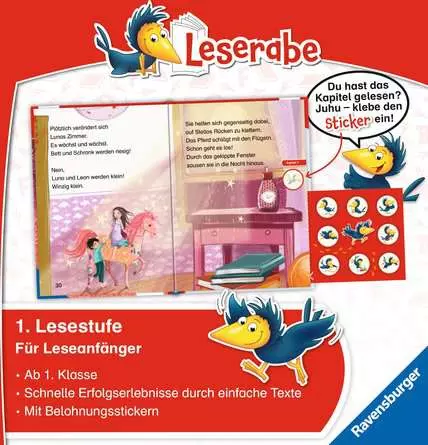 Leserabe - 1. Lesestufe: Luna und das fliegende Pferd