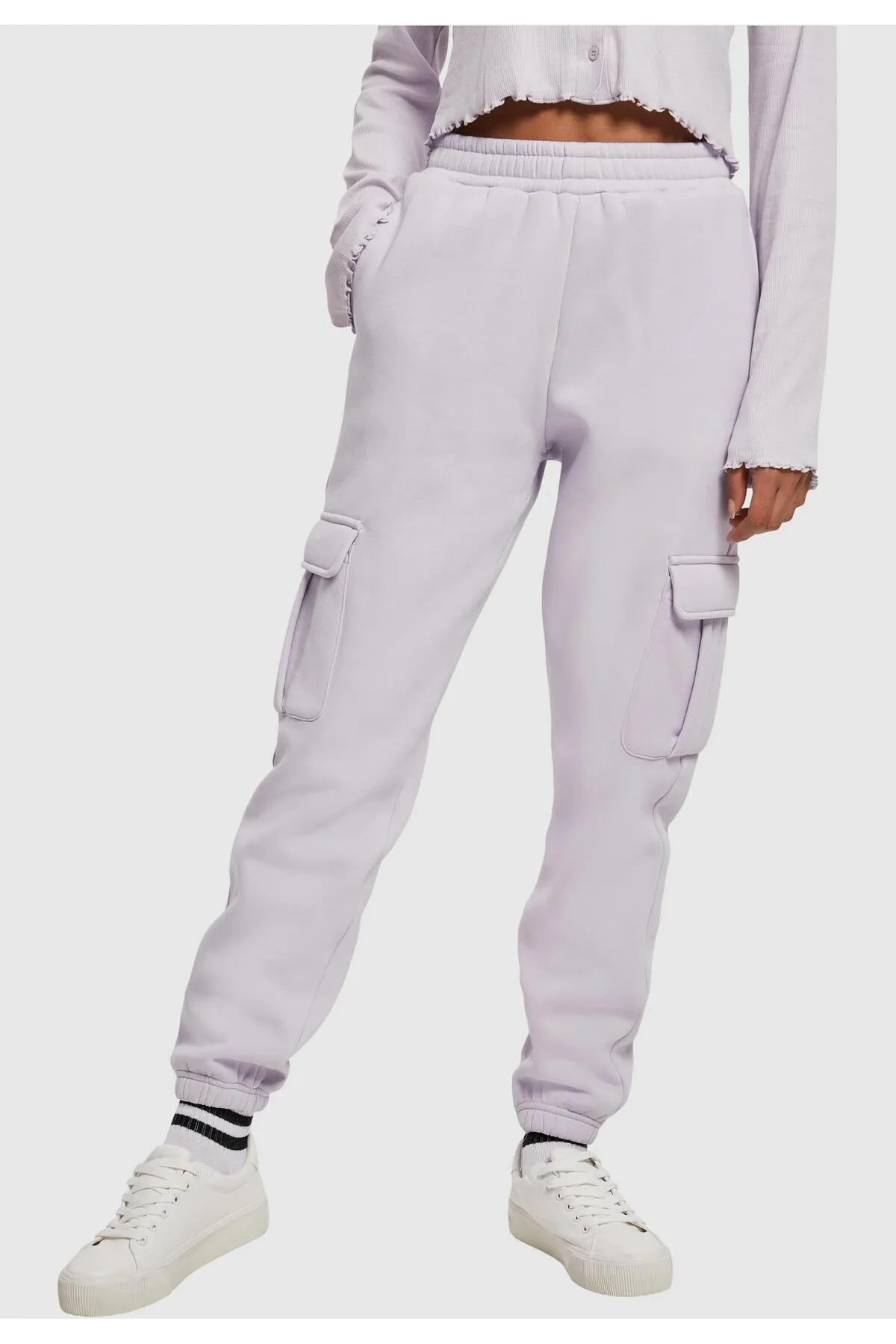 Urban Classics  Damen Ladies High Waist Cargo Pants