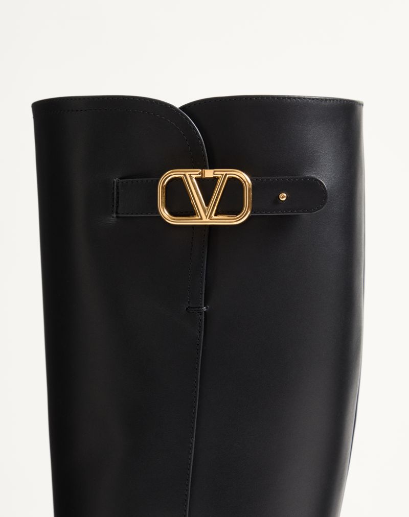 Bota exclusiva VLogo em couro de bezerro 70mm