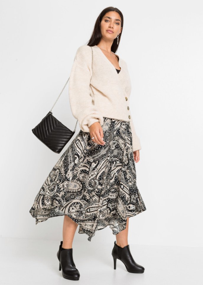 Oversized-Pullover in Wickeloptik