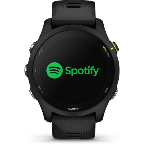FORERUNNER® 255 MUSIC SCHWARZ MIT SCHNELLWECHSEL-SILIKONARMBAND 22 MM