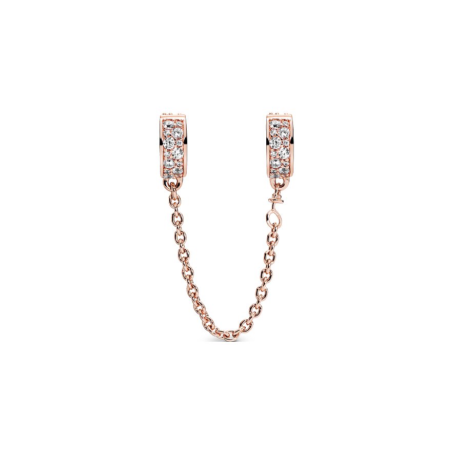 Pandora Charm Timeless Klare Pavé Clip Komfortkette