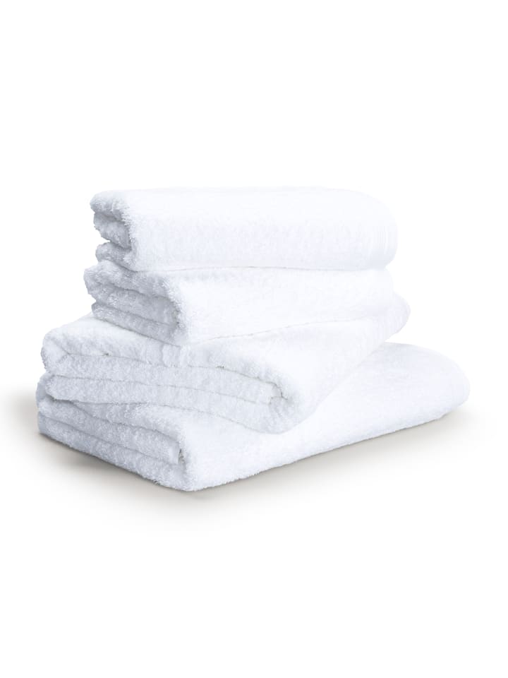 Möve Handtuchset Superwuschel 4-TLG in snow günstig kaufen 4-teilig