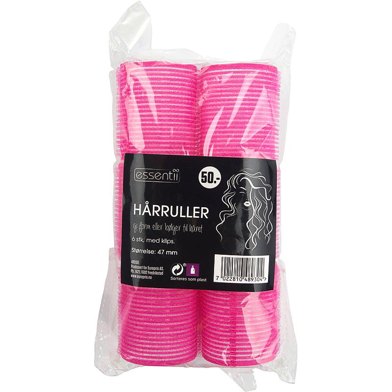 Essentii Hårruller 6 stk 4,7 cm