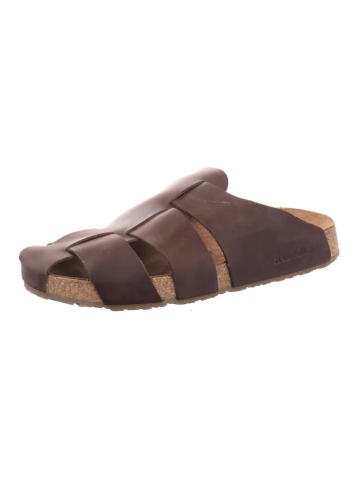 HAFLINGER Pantolette in braun günstig kaufen