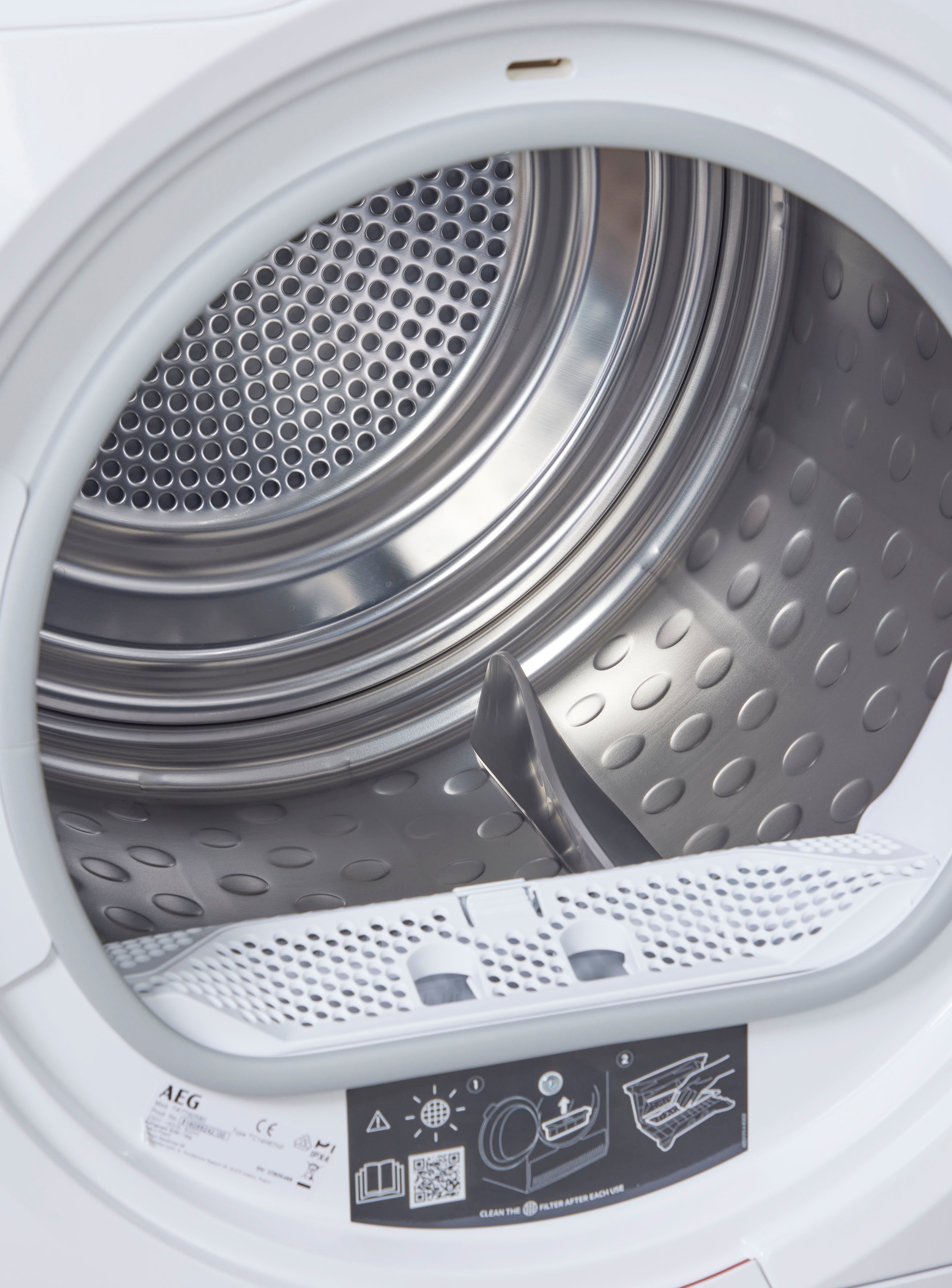 AEG Wärmepumpentrockner 7000 TR7T60580, 8 kg, SensiDry® - schonend und energiesparend durch Wärmepumpentechnik