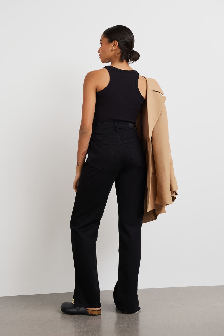 90s slit jeans