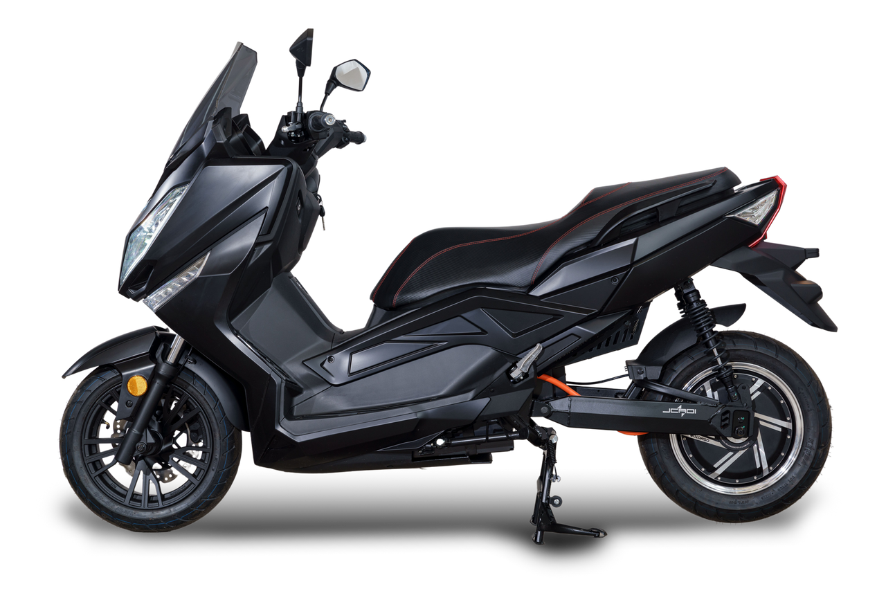 Stormborn Elektro-Motorrad ALEX R - 5kW Motor mit herausnehmbaren Akkus Mattschwarz