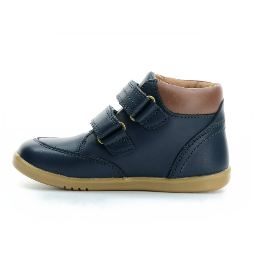 Bobux Timber Navy dunkel blaue Barfuß-Stiefeletten
