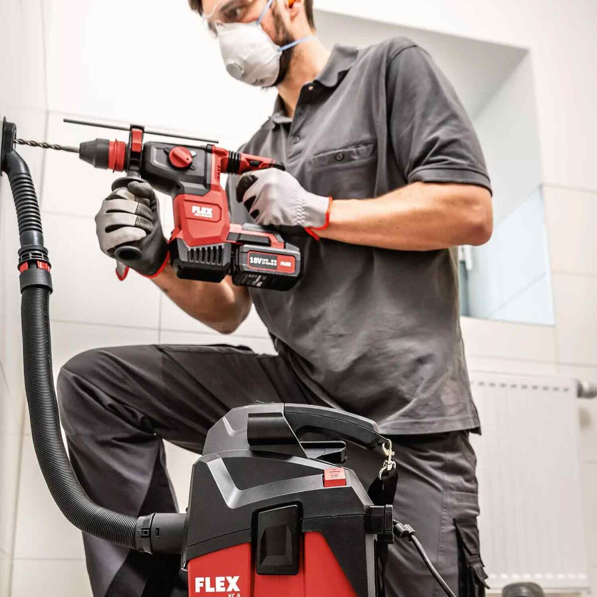 FLEX CHE 2-26 18.0-EC C Akku Kombi-Bohrhammer