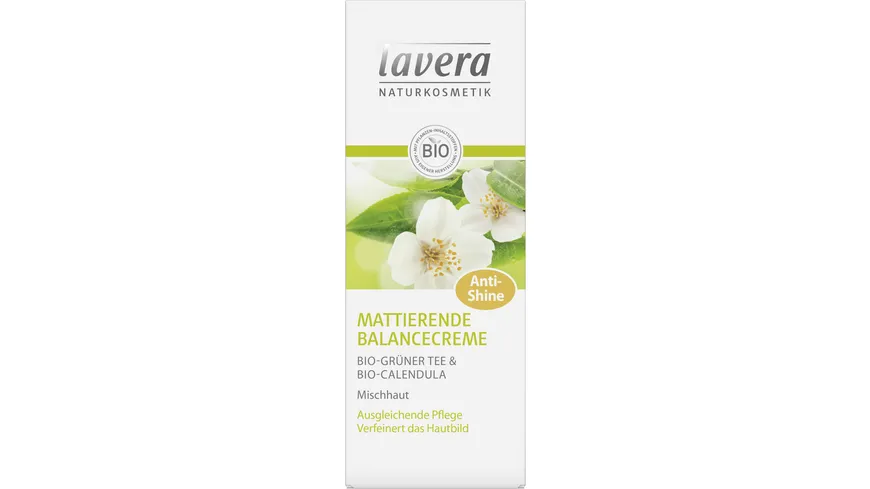 lavera Mattierende Balancecreme Grüner Tee 50 ml