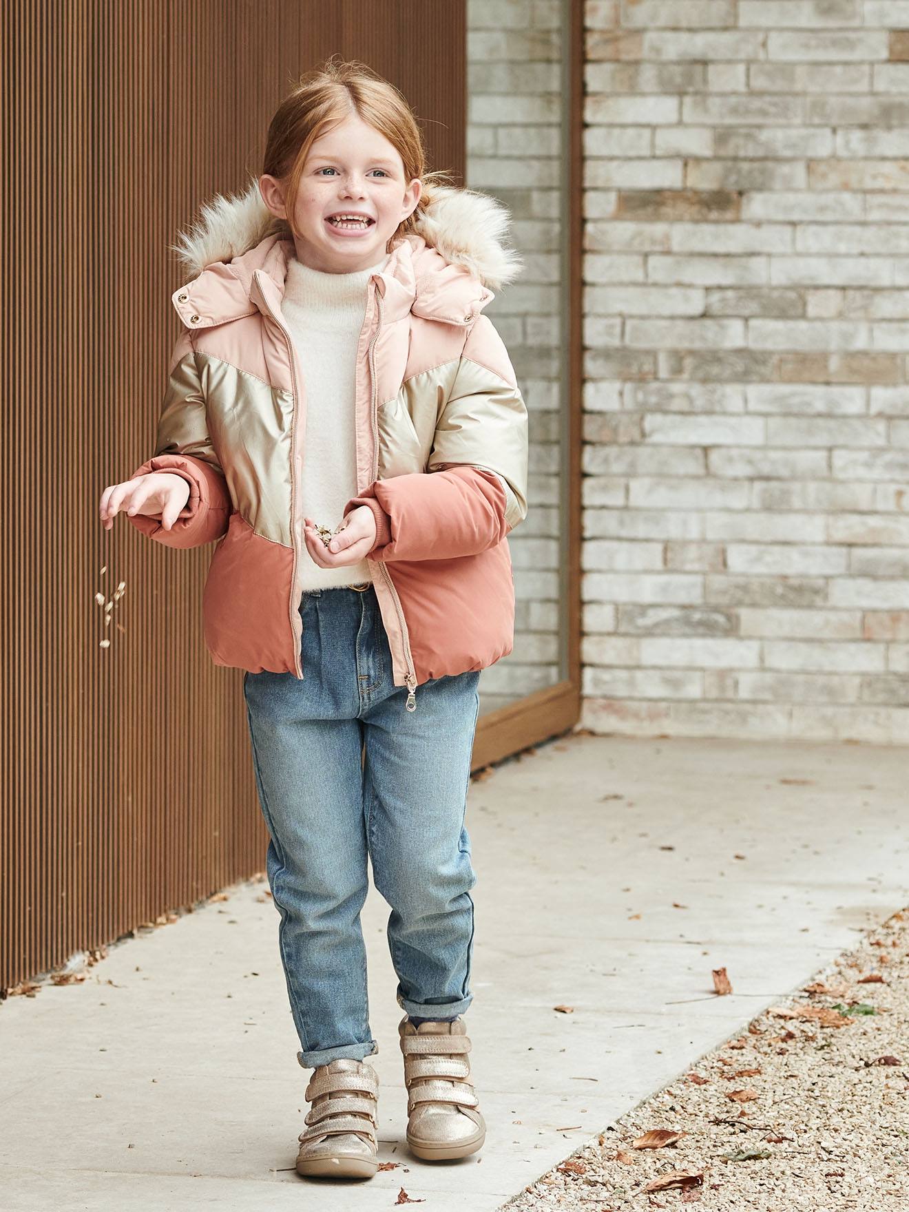 Jean forme balloon fille denim stone
