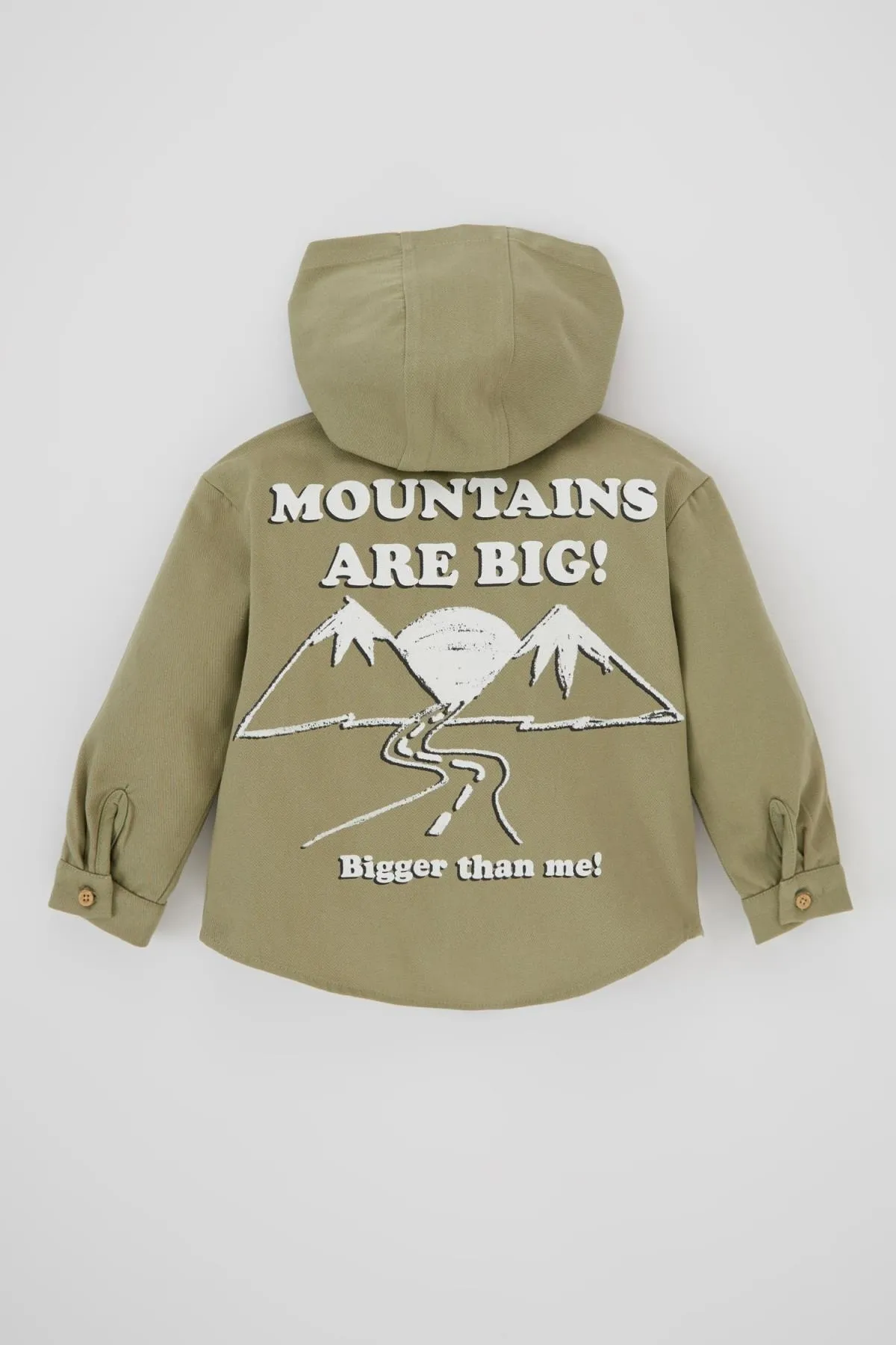 DeFacto  Langarmshirt aus Gabardine mit Kapuze für Babys