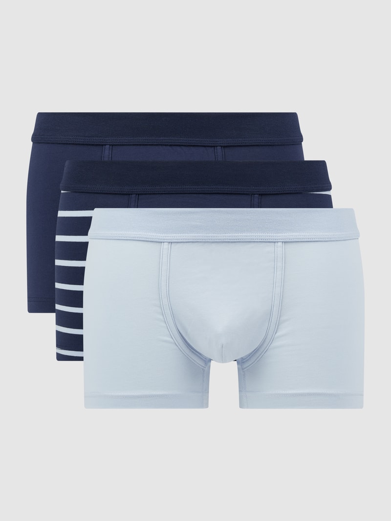 Trunks mit Stretch-Anteil im 3er-Pack in marineblau