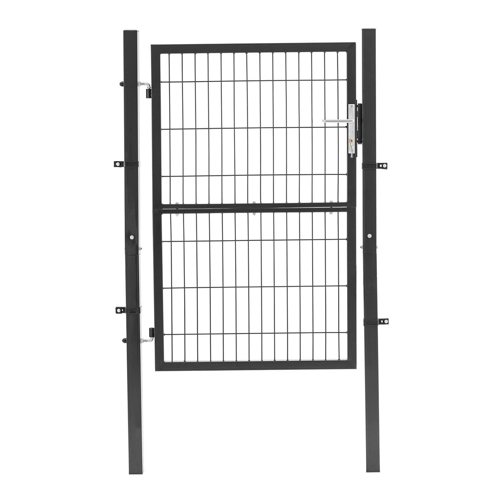Wiesenfield Gartentor Gartentor Metall Gartentür Zauntor Stabmattenzaun-Tor 106 x 191 cm