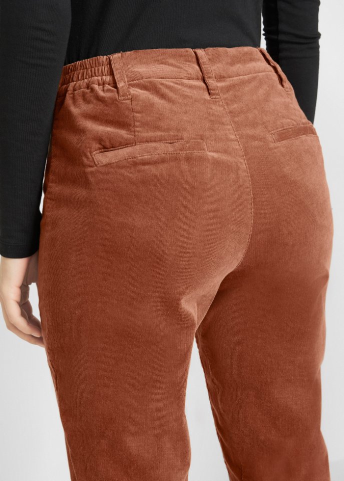 Stretch-Cordhose mit Bequembund
