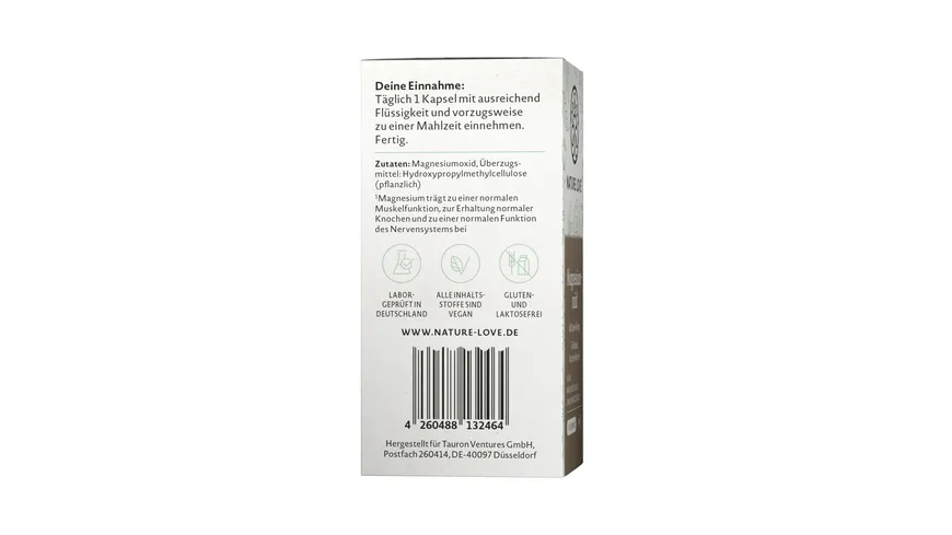 NATURE LOVE Magnesiumoxid 68 g