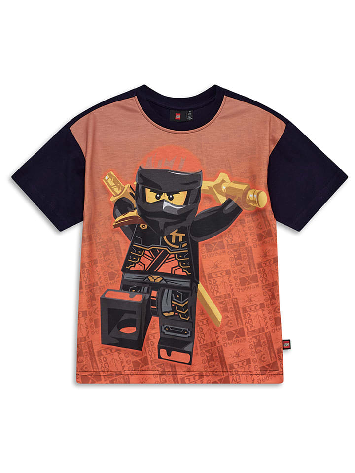 LEGO Shirt in Schwarz/ Orange günstig kaufen