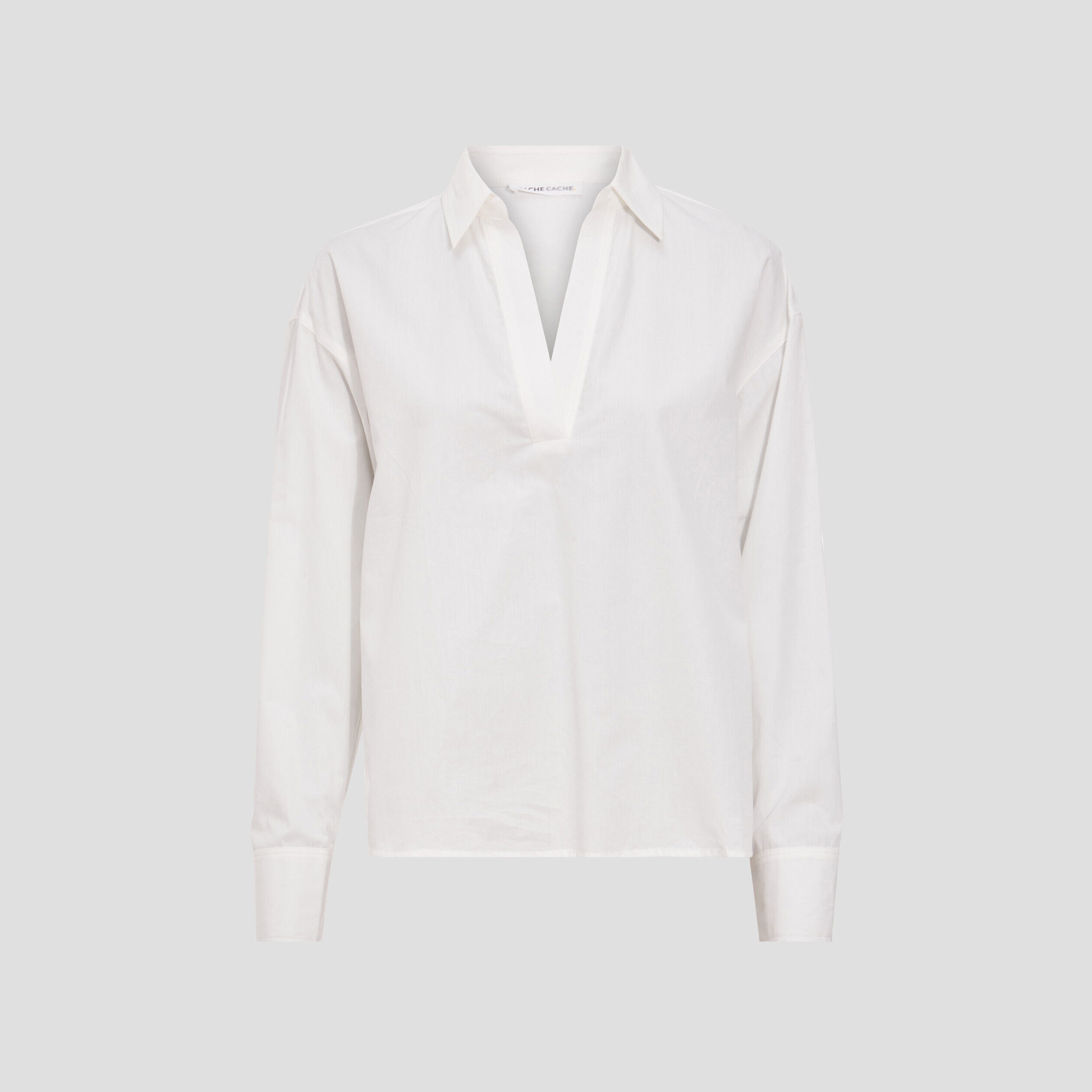 Blouse manches longues ecru femme | Cache Cache