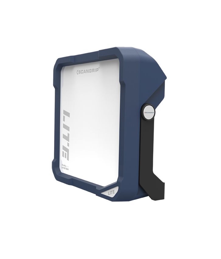 Lámpara de construcción LED recargable Scangrip 03.5451 Vega Lite 1500 C+R de 230 voltios y 1500 lúmenes.
