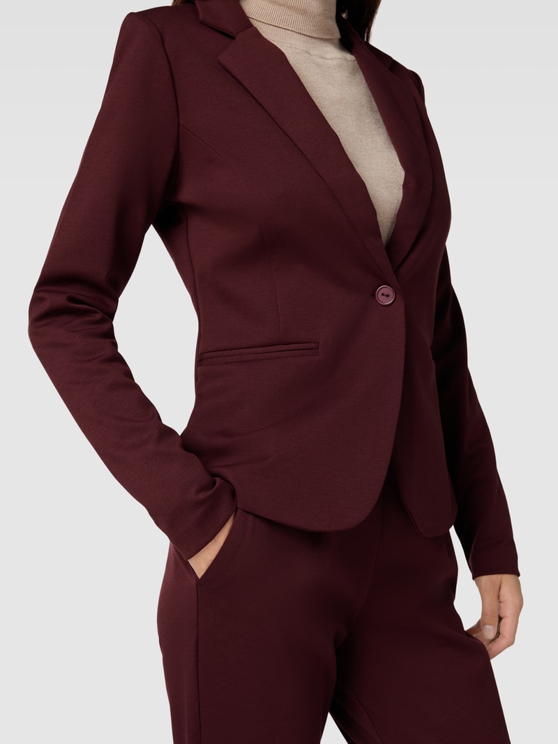 Blazer mit Reverskragen Modell 'KATE' in bordeaux rot