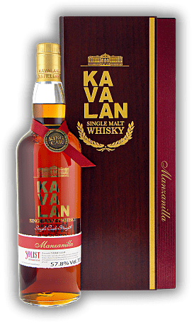 Kavalan Solist Manzanilla in Holzkiste 57,8% Kavalan Solist Manzanilla in Holzkiste 57,8%  0,7	 Liter - Vol 57,8%