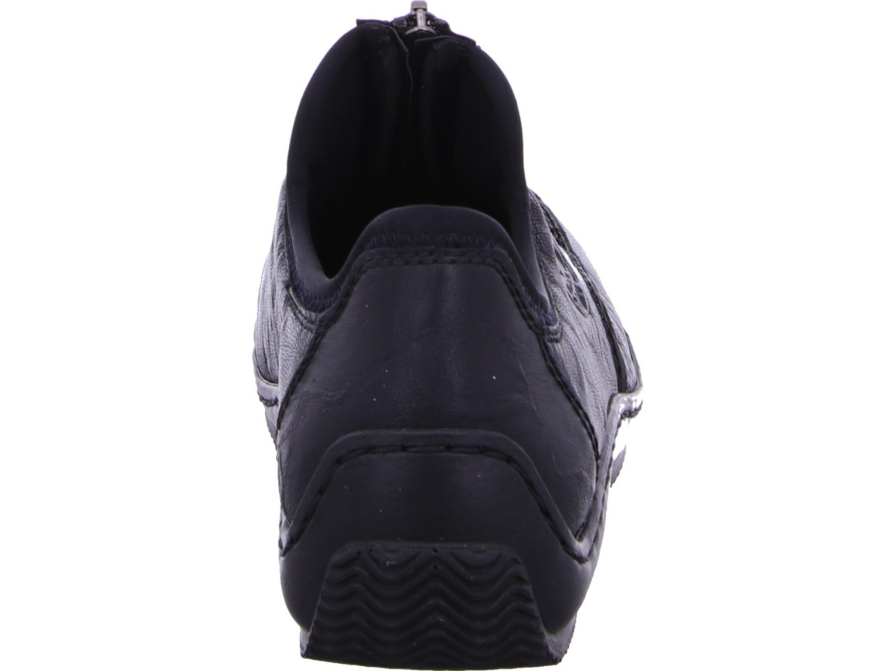 RIEKER Sportliche Slipper schwarz