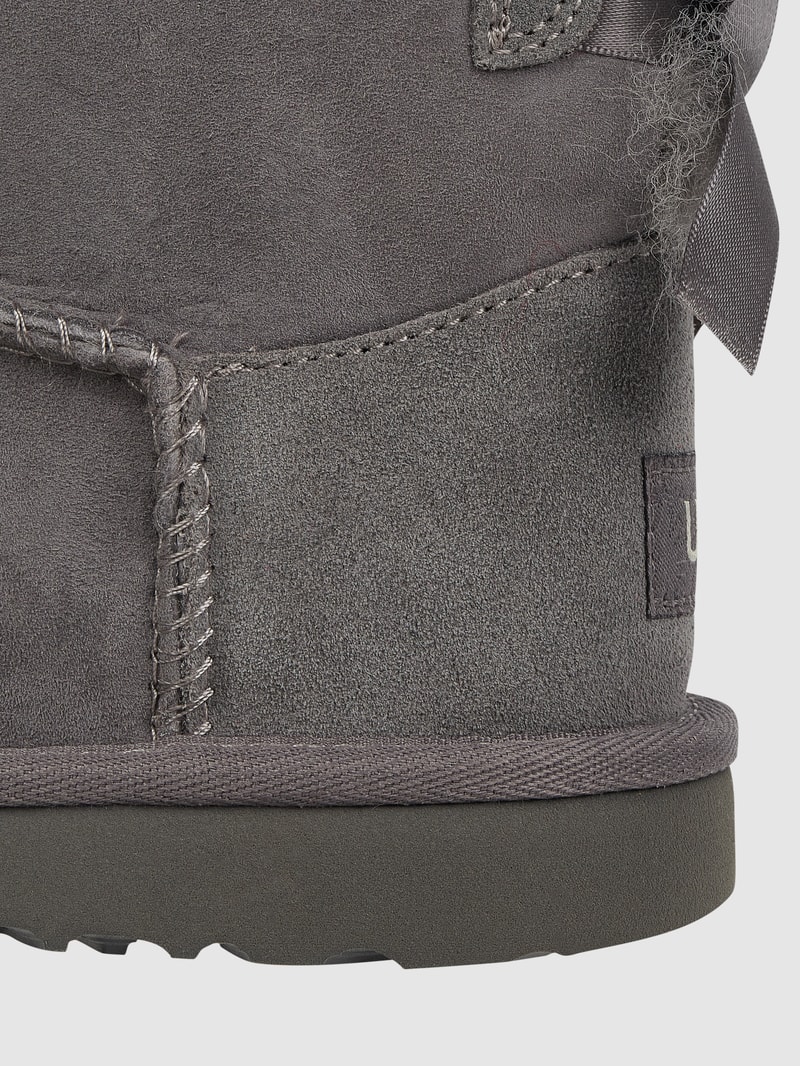 Stiefel mit Schleifen-Details Modell 'BAILEY' in hellgrau