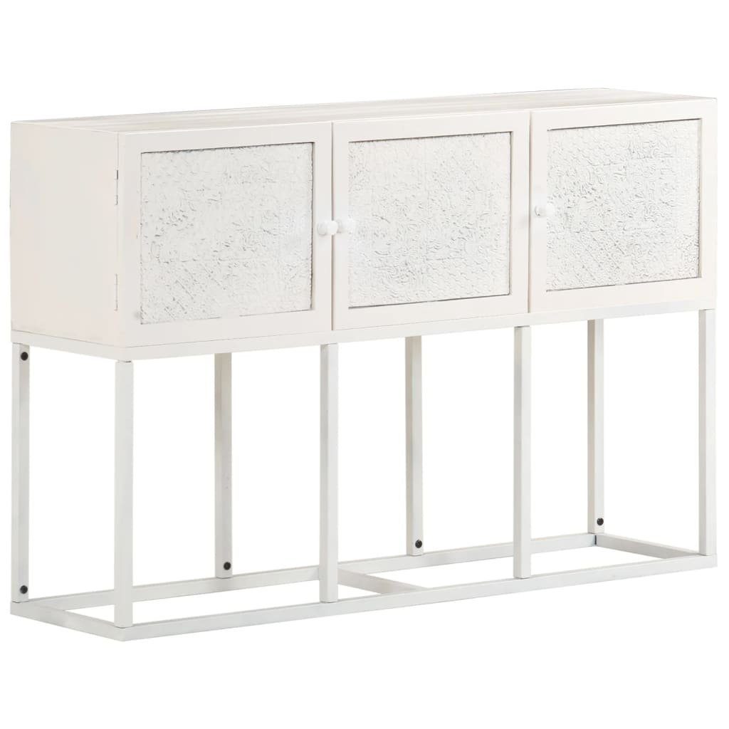 vidaXL Sideboard Sideboard 115x30x76 cm Mango Massivholz (1 St)