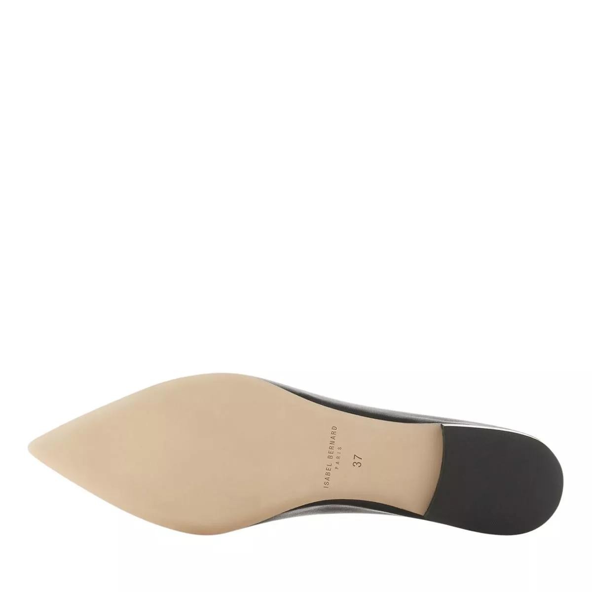 ISABEL BERNARD Klassische Slipper schwarz Ballerina