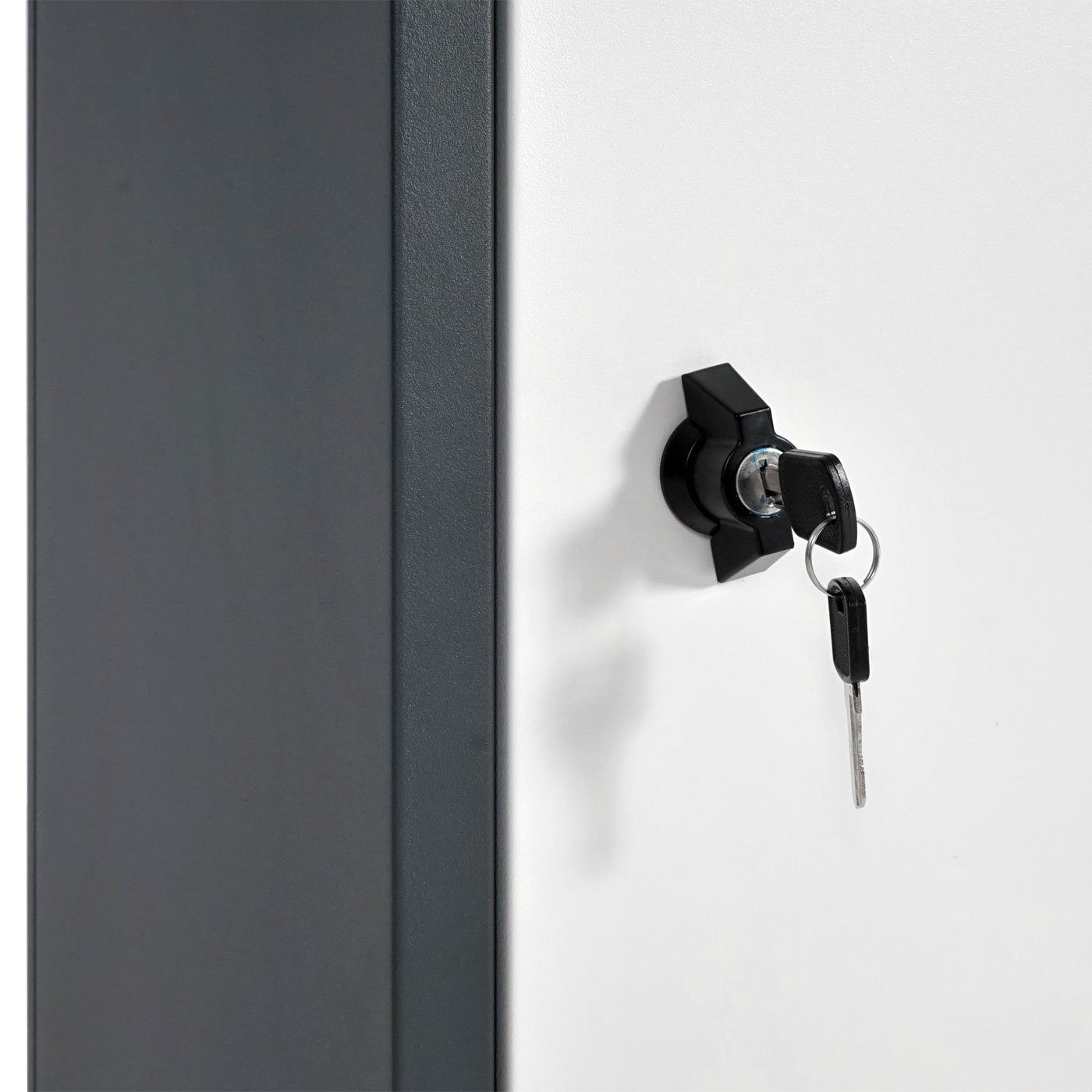 MCW Standbriefkasten MCW-G80-P (1-St), Am Boden fixierbar, Leichte Paketentnahme, Gewicht (ca): 24 kg