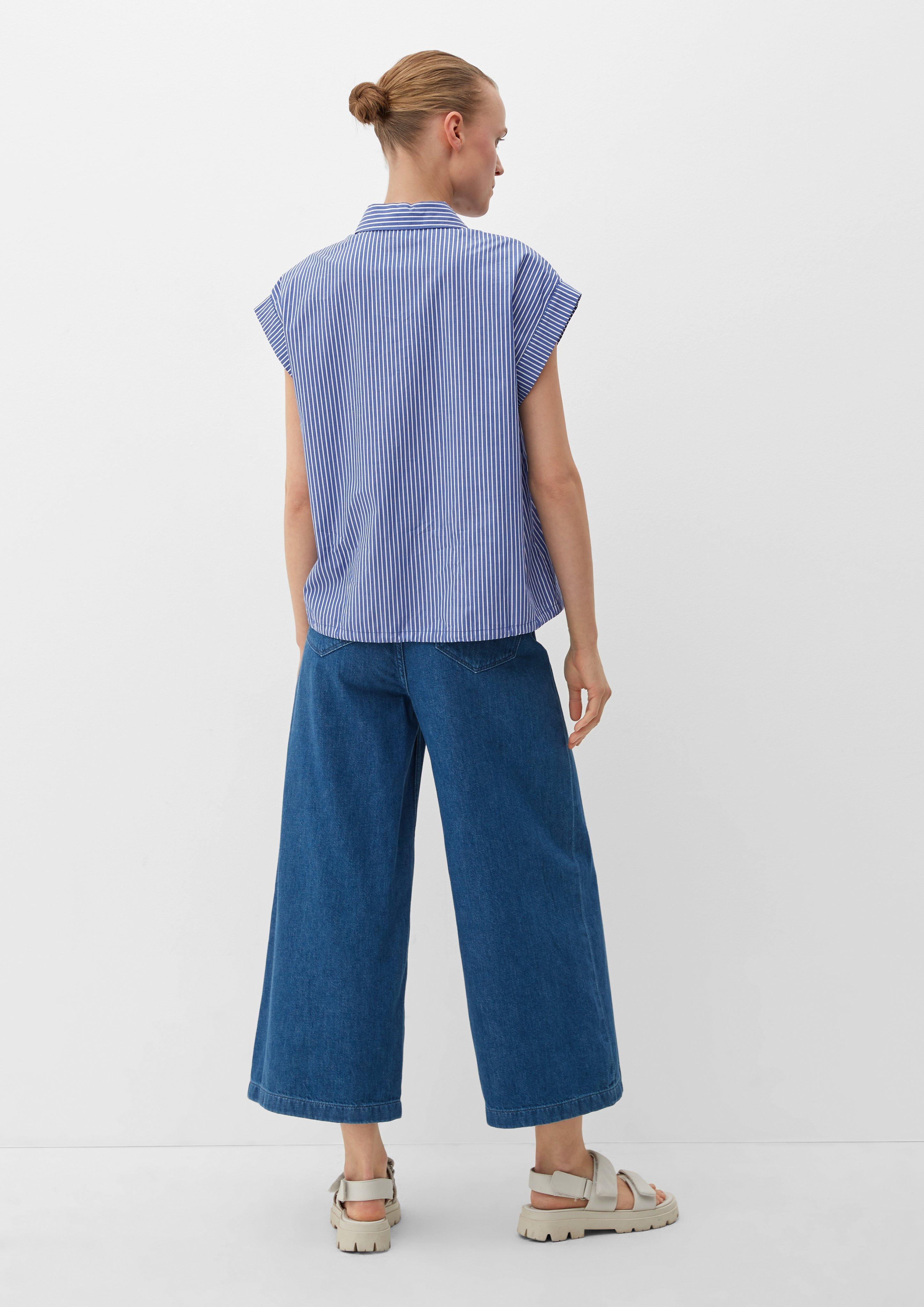 Baumwollbluse mit Streifen  2128387-50G5