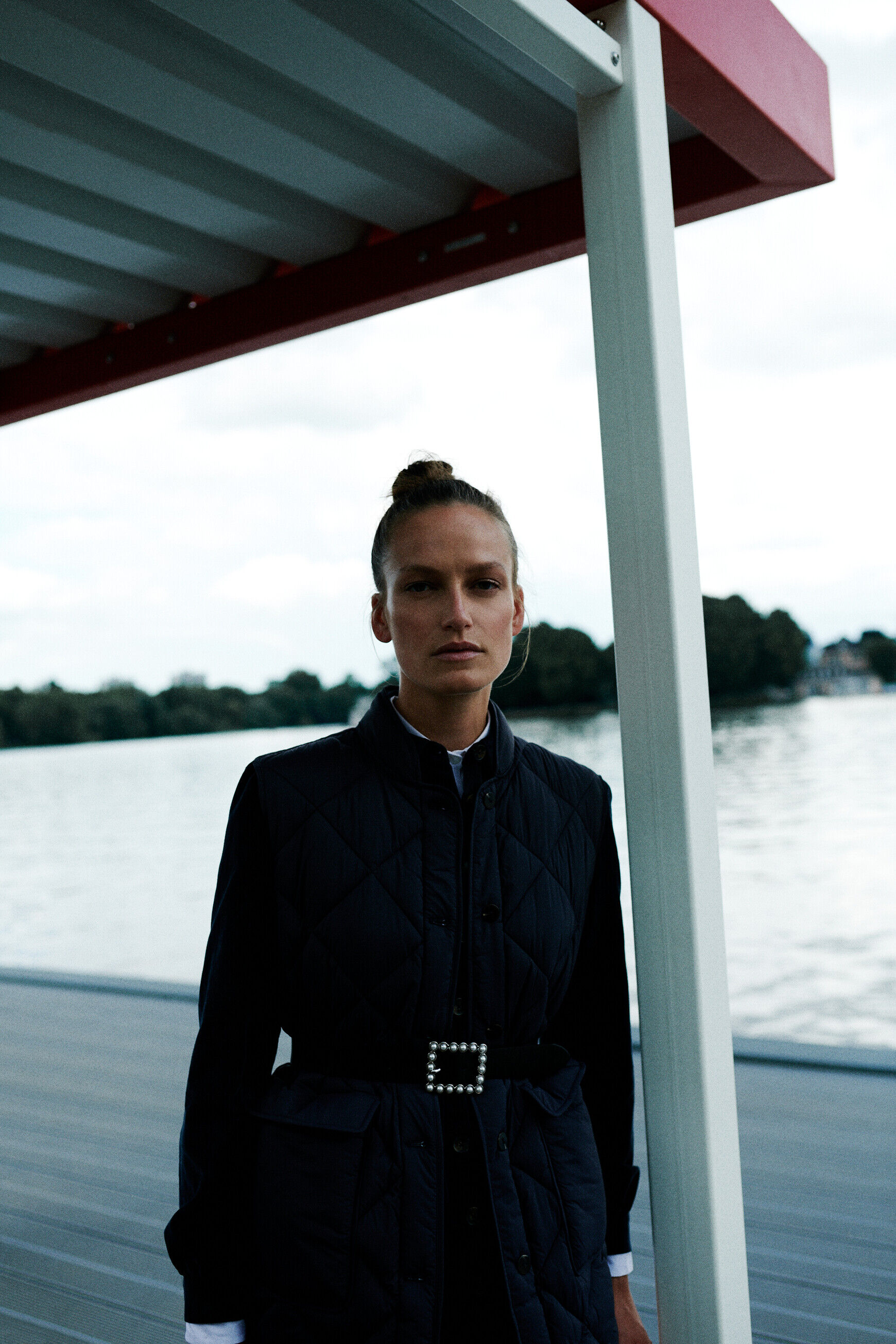 doudoune lily bleu marine femme