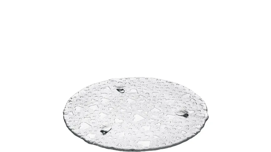 LEONARDO Tortenplatte Heart 34 cm klar