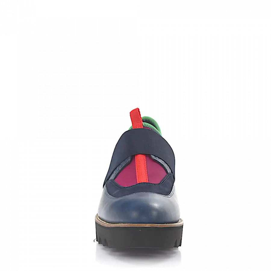 Truman's - Derby Glattleder Kalbsleder Stretch Veloursleder bunt - bunt