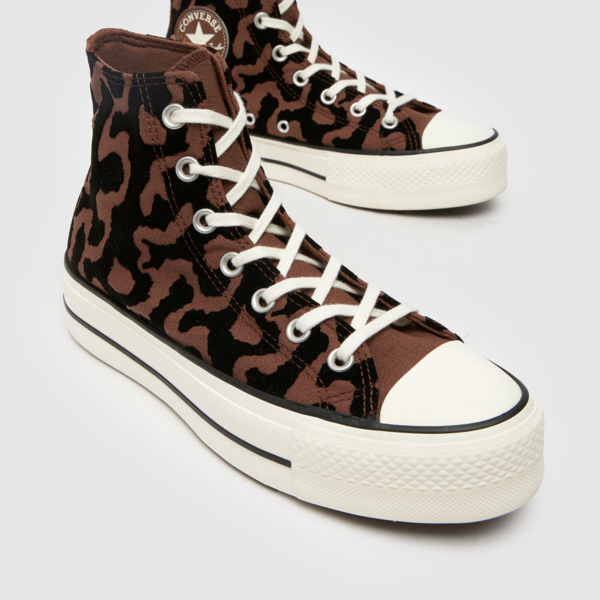 Converse All Star Lift Hi Leopárdszínű Tornacipő Barna Multiszínű
