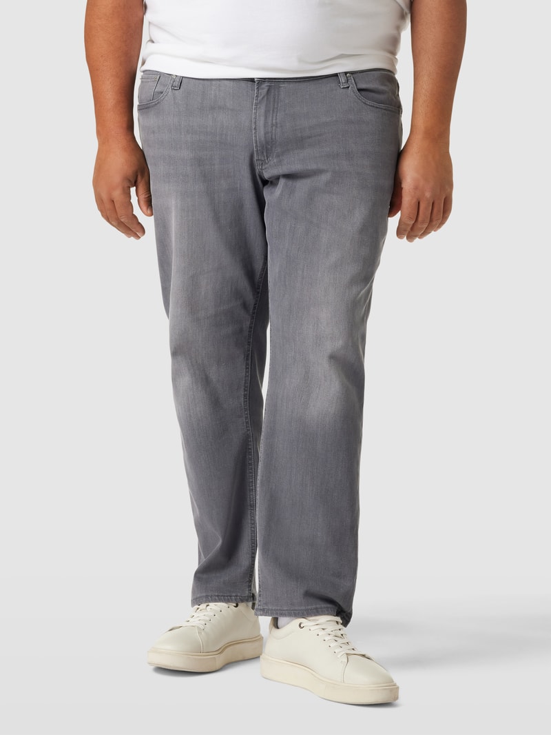 Jeans im 5-Pocket-Design Modell 'GLENN' in hellgrau