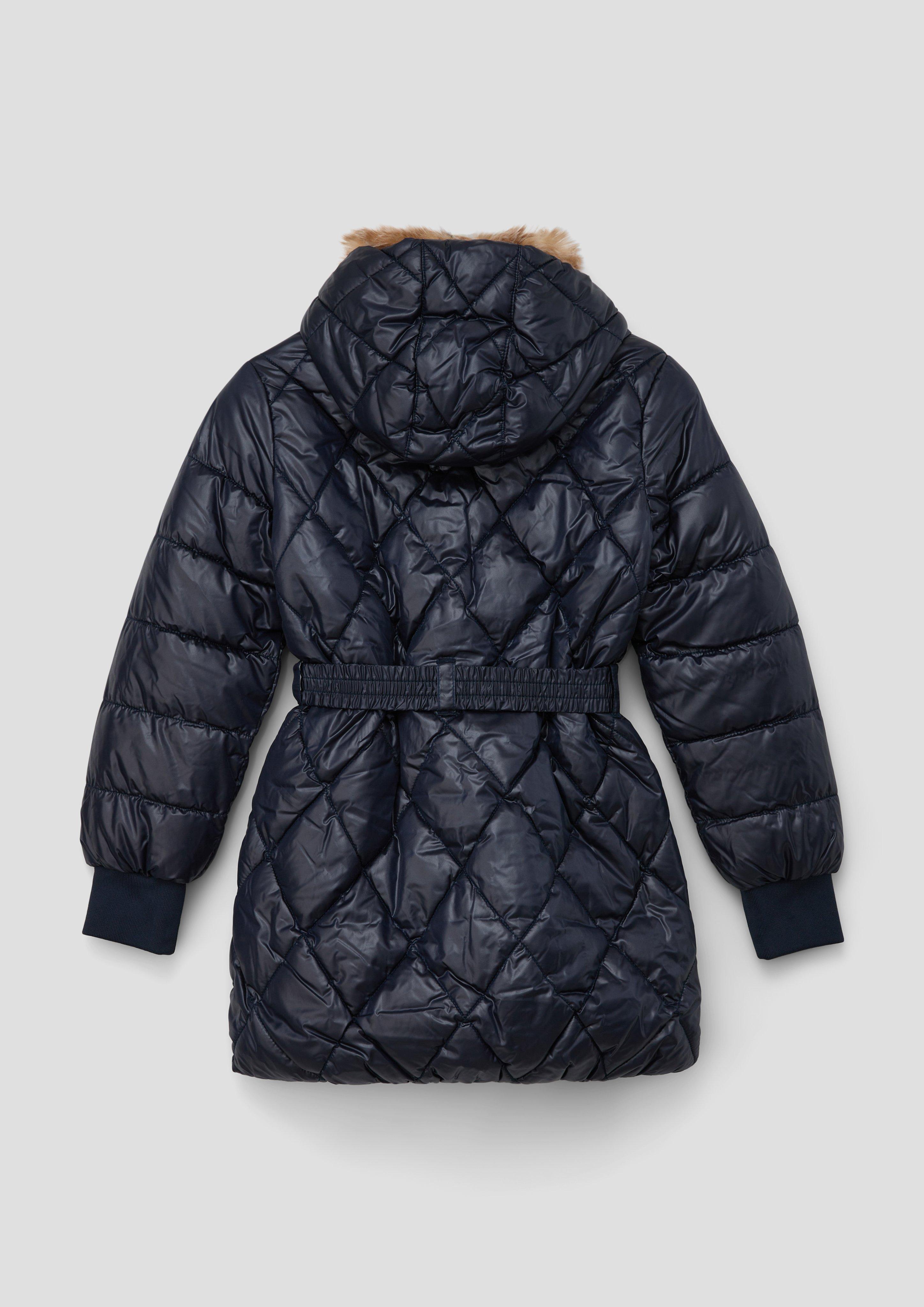 Steppjacke mit Textilgürtel  2131918-5952