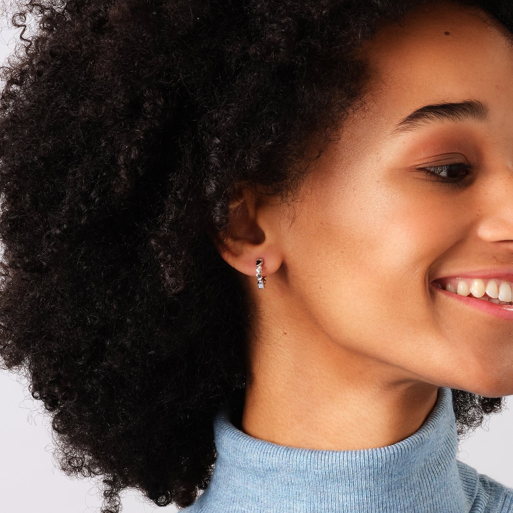 Esprit Créoles 925 Argent Boucles d'oreilles