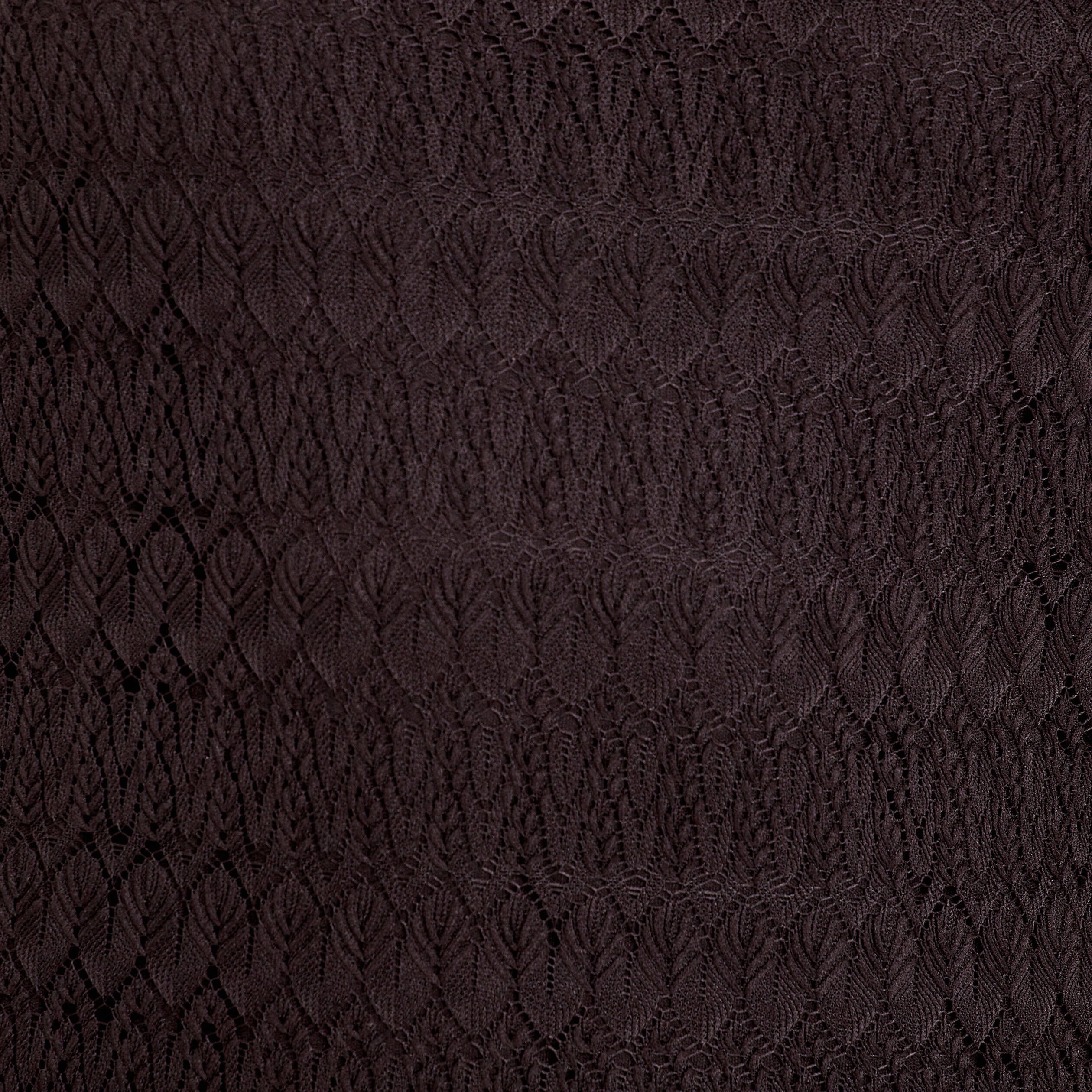 Robe longue droite ajourée noir femme | Cache Cache