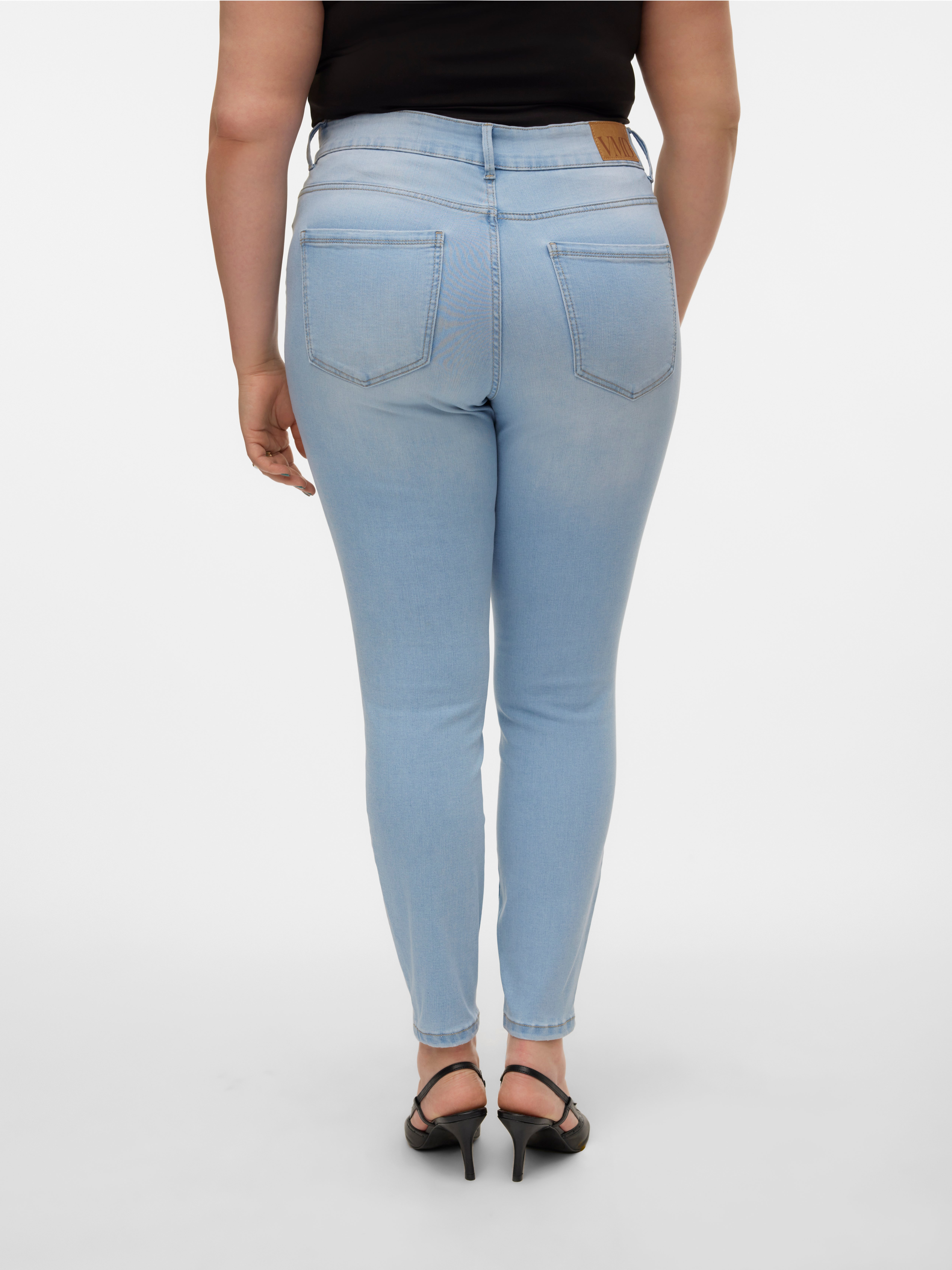 VMCSOPHIA Hohe Taille Slim Fit Jeans