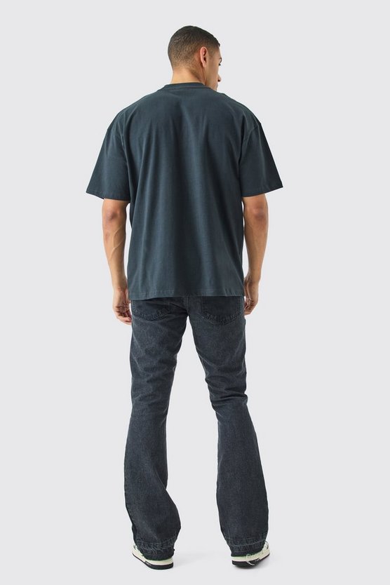 Oversize T-Shirt mit Paradise-Print
