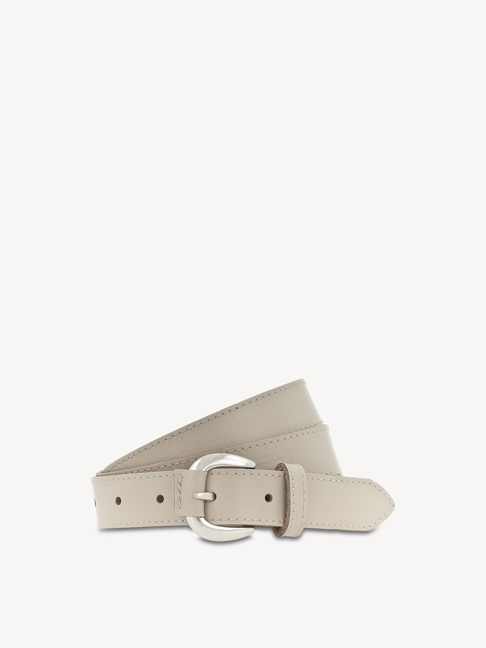 Ceinture en cuir - beige